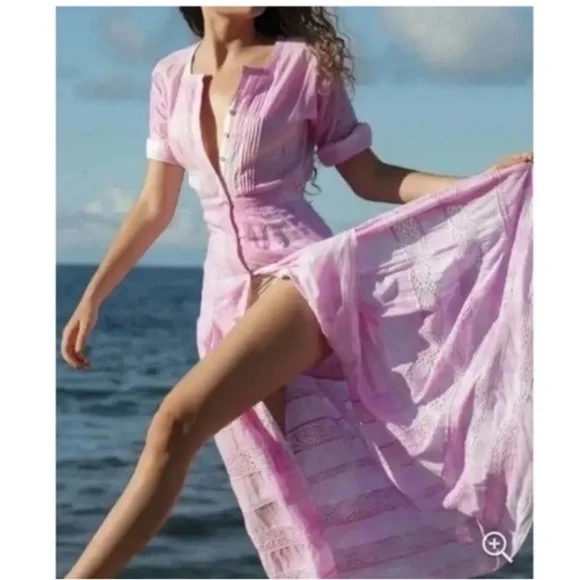 LoveShackFancy Edie Cotton Midi Dress NWT - Picture 2 of 14